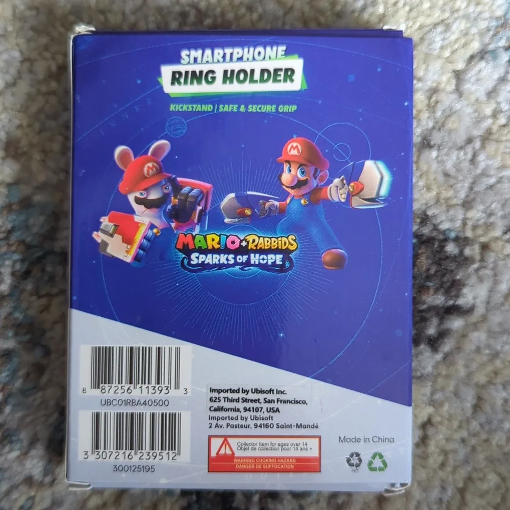 Mario + Rabbids Sparks Of Hope Smart Phone Ring Holder (Target Pre-Order Bonus)